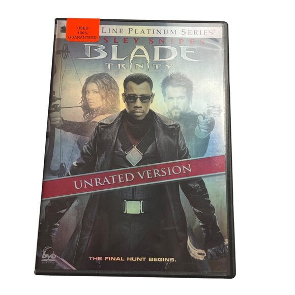 Blade Trinity Action Horror Sci Fi DVD Movie 2004 R u  Wesley Snipes Kris Kristo - Picture 1 of 2